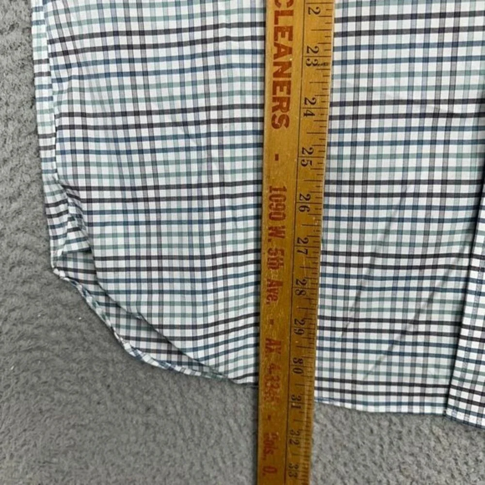 J Crew Ludlow Dress Shirt Mens 16-33 Muli Plaid Button Up Long Sleeve Stretch